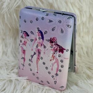 KPop Demon Hunter Rumi Zoey Mira Double Mirror Folding Puffy Pastel Compact